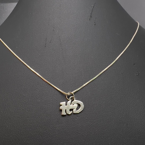 925 STERLING SILVER HARLEY-DAVIDSON CHARM NECKLACE 18” - Picture 6 of 6